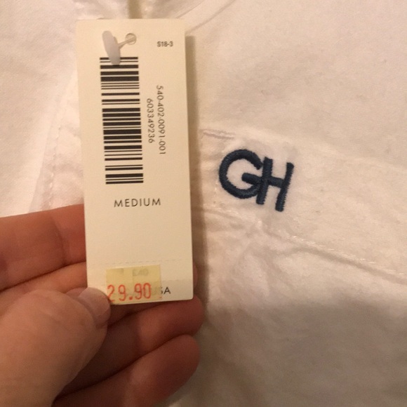 4/$20. NWT gilly Hicks white button down - Picture 2 of 2